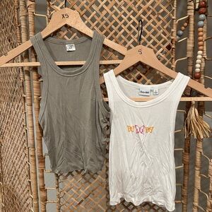 Aritzia Baby Tee / Tank Bundle